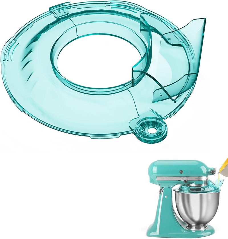 JAYOBGO Pouring Shield for KitchenAid Tilt Head 4.5-5QT Mixer Stainless Steel Bowls (Only),Food Grade Pouring Shield Mixers Bowl Cover Splash Guard for Kitchen aid Accessories and Attachments,Upgraded - Image 1